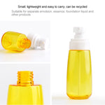 Set 5 bottiglie da viaggio in plastica 30 ml a prova perdite