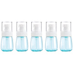 Set 5 bottiglie da viaggio in plastica 30 ml a prova perdite