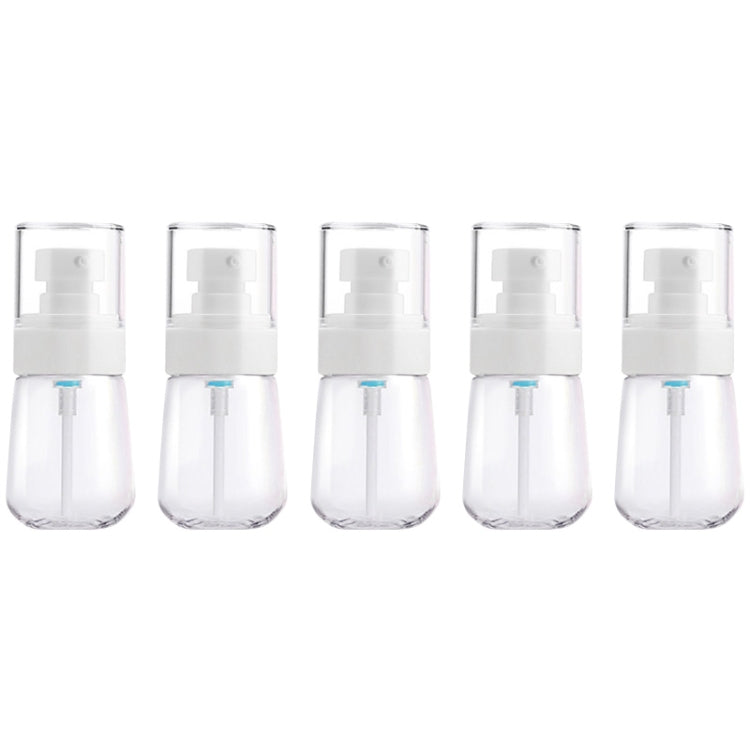 Set 5 bottiglie da viaggio in plastica 30 ml a prova perdite