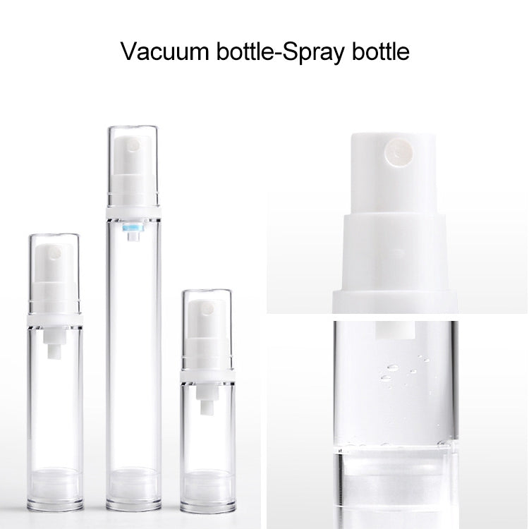 Flacone spray portatile Airless 10 ml, set 5 pezzi