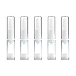 Contenitori bottiglie con pompa 5 ml trasparenti 5 pezzi