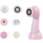 Spazzola elettrica per pulizia viso 6 in 1 con ricarica USB