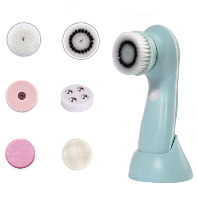 Spazzola elettrica per pulizia viso 6 in 1 con ricarica USB - immagine 5