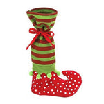 Borsa per caramelle con motivo a pois decorazione Natale 35x20cm