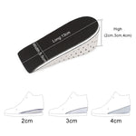 5 paia di solette altezza 4 cm con inserto tallone rinforzato