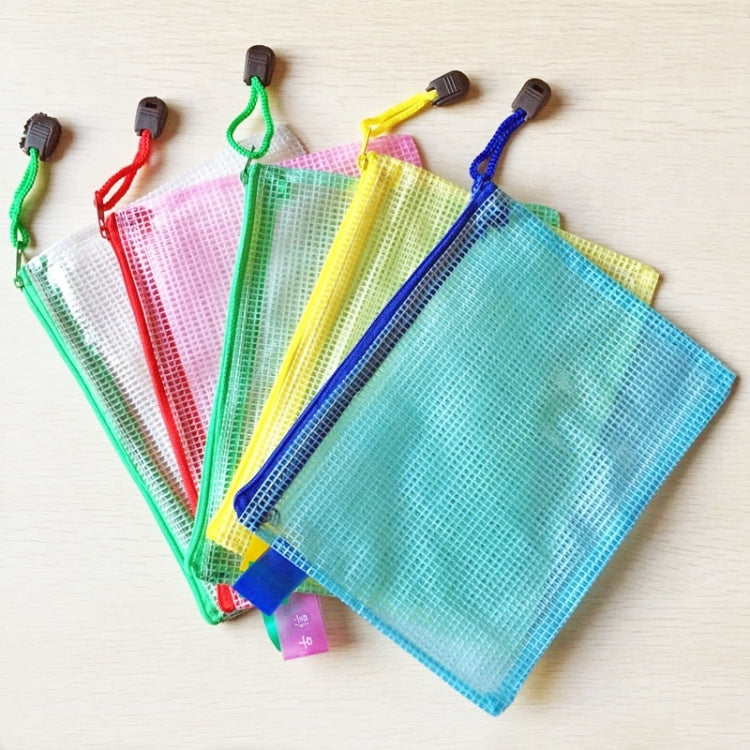 Buste cancelleria in plastica con cerniera A5 12 pezzi