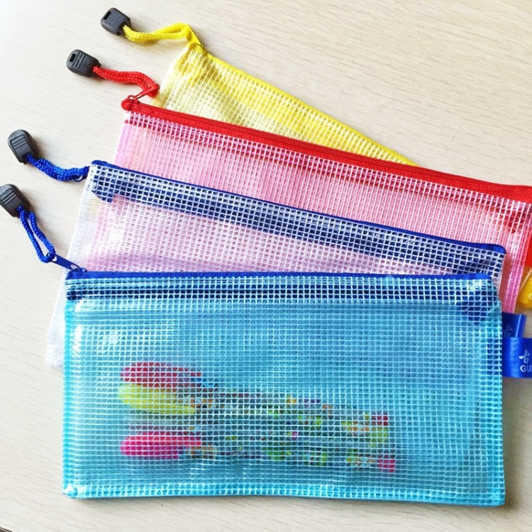 Buste cancelleria in plastica con cerniera A5 12 pezzi
