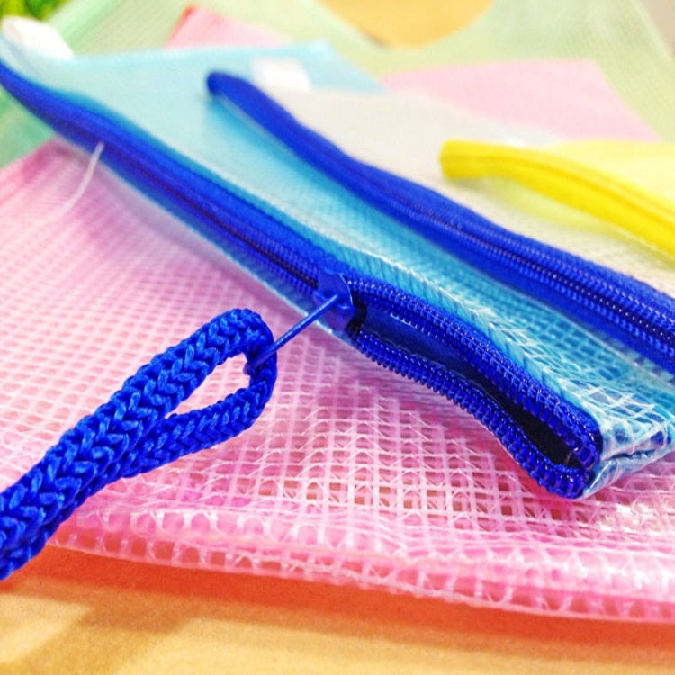 Buste cancelleria in plastica con cerniera A5 12 pezzi
