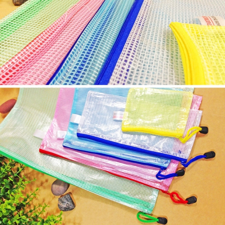 Buste cancelleria in plastica con cerniera A5 12 pezzi