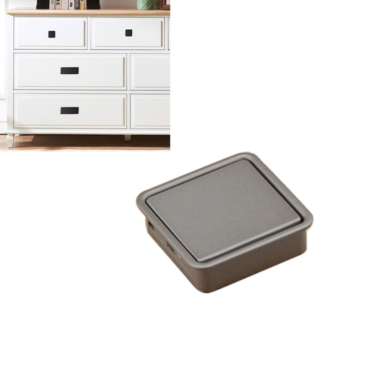 Maniglia incassata per guardaroba con fessura 5x5 cm