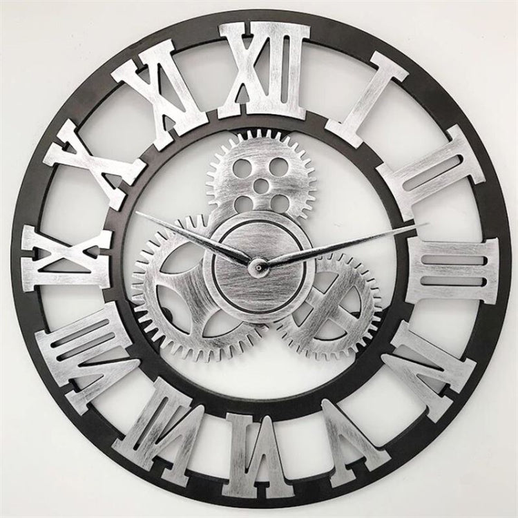 Orologio da parete rotondo in legno 80 cm