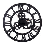 Orologio da parete rotondo in legno 80 cm