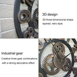 Orologio da parete rotondo in legno 80 cm