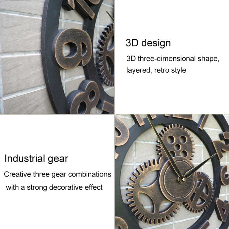 Orologio da parete rotondo in legno 80 cm