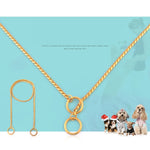 Collare per cani a catena in metallo 40 cm