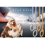 Collare per cani a catena in metallo 40 cm