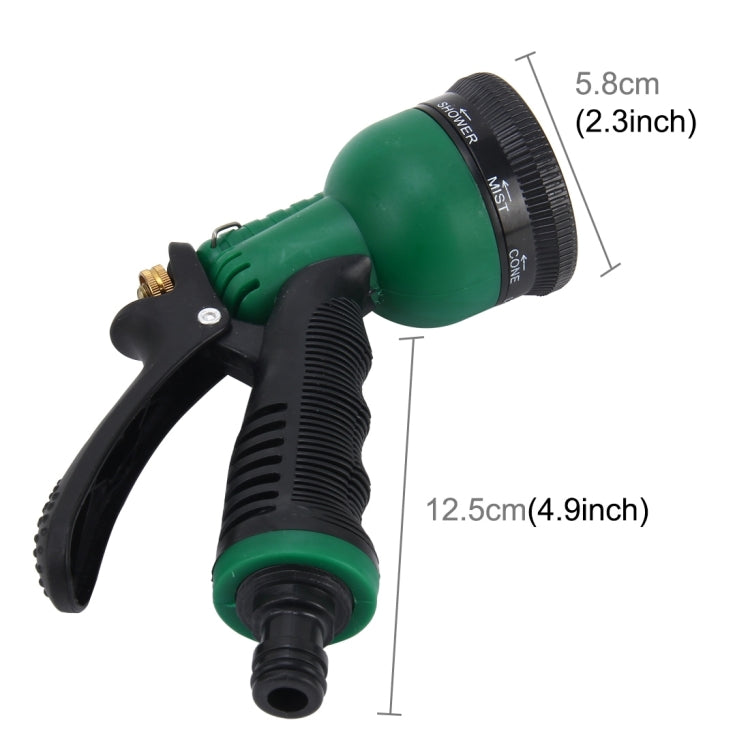 Pistola ad acqua da giardino a 8 funzioni