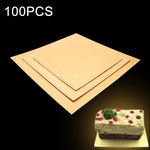 Tappetino quadrato per torta in cartone alimentare 28 x 28 cm