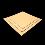Tappetino quadrato per torta in cartone alimentare 28 x 28 cm - immagine 2