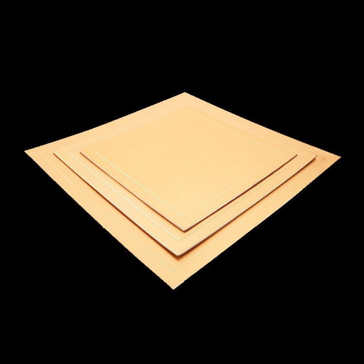 Tappetino quadrato per torta in cartone alimentare 28 x 28 cm - immagine 2