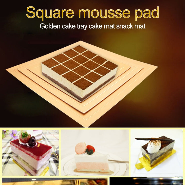 Tappetino quadrato per torta in cartone alimentare 28 x 28 cm - immagine 4