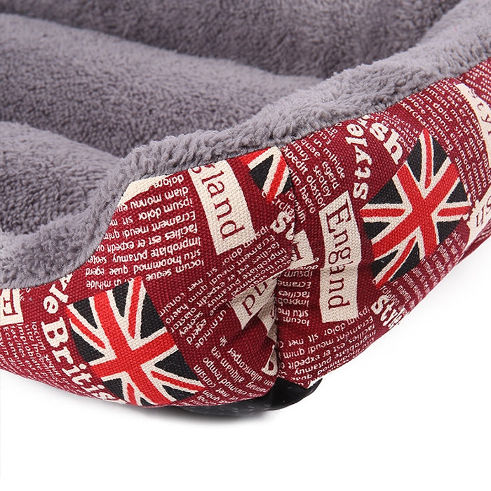 Tappetino per cani Teddy caldo caramello XL 80x60x16 cm