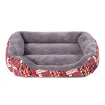 Cuccia per cani con bandiera nazionale M 54x42x12 cm