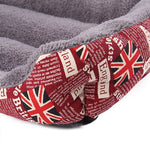 Cuccia per cani con bandiera nazionale M 54x42x12 cm