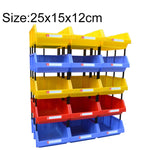 Scatola plastica 25x15x12 cm 2 pezzi colore casuale