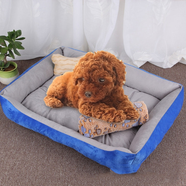 Coperta morbida per cani e gatti con motivo a ossa M