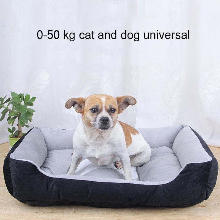 Coperta morbida per cani e gatti con motivo a ossa 50x45x15 cm