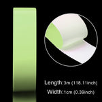 Nastro luminoso verde fotoluminescente 1cm x 3m