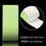 Nastro luminoso verde fotoluminescente 1cm x 10m