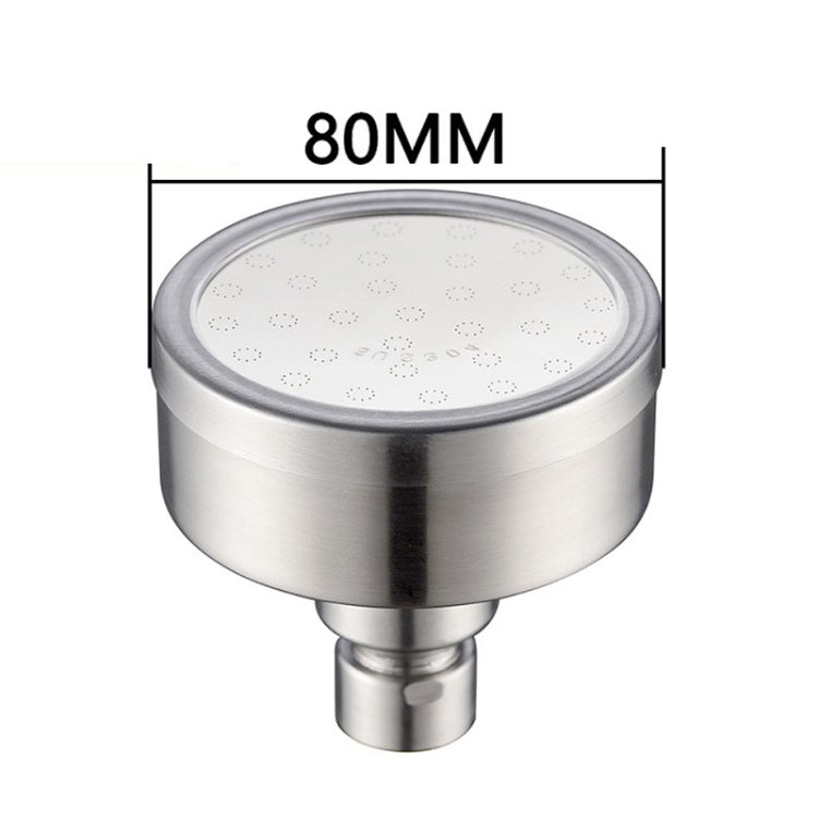 Soffione doccia tondo acciaio inox 304 80 mm