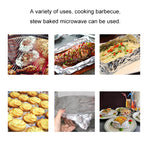 Carta stagnola alluminio per barbecue 5 pezzi 5 m