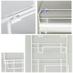 Scaffale laterale multistrato per frigorifero 35x30x21 cm