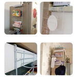 Scaffale laterale multistrato per frigorifero 35x30x21 cm