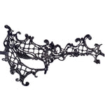 Maschera di pizzo semi-occhi donna per Halloween