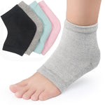5 paia calzini idratanti con gel poliestere-cotone