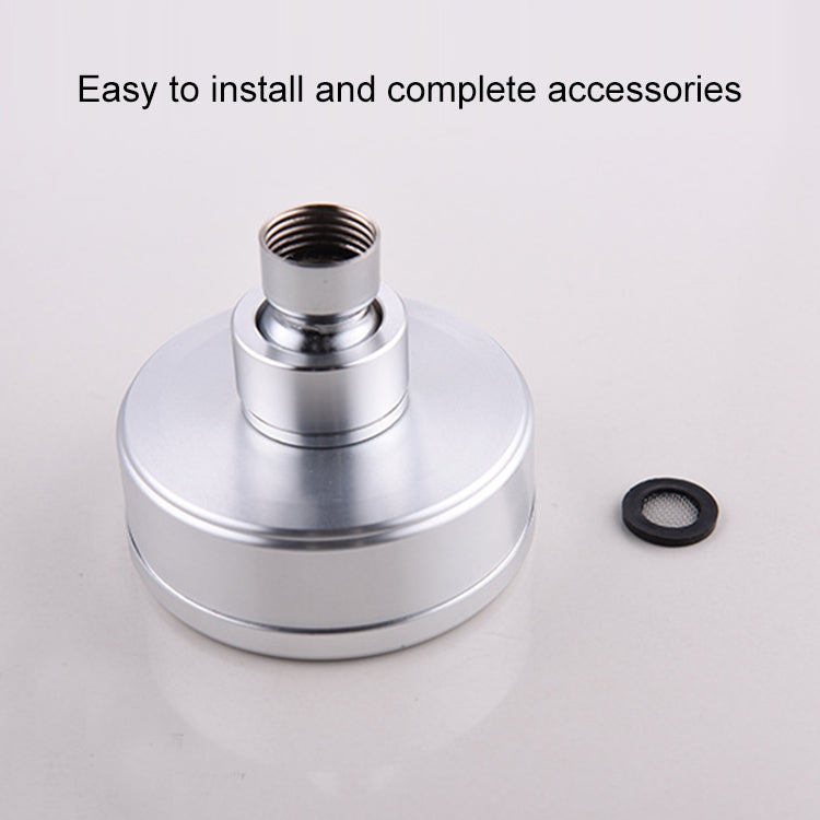 Soffione doccia pressurizzato rotondo acciaio inox 80 mm