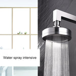 Soffione doccia pressurizzato rotondo acciaio inox 80 mm