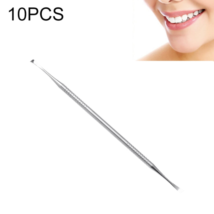Set 10 strumenti dentista in acciaio inox a forma di zappa