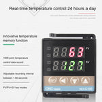 Termostato digitale REX-C100 PID 220V con modulo SSR 100DA - immagine 7