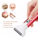 Kit rasoio elettrico 5 in 1 per sopracciglia e naso donna