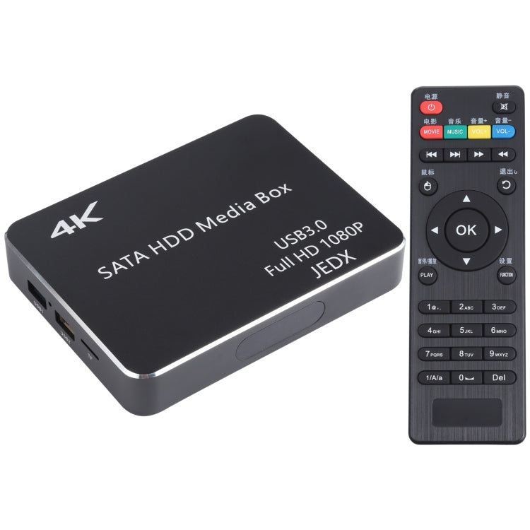 Android TV Box X8 UHD 4K con WiFi, USB 3.0 e telecomando