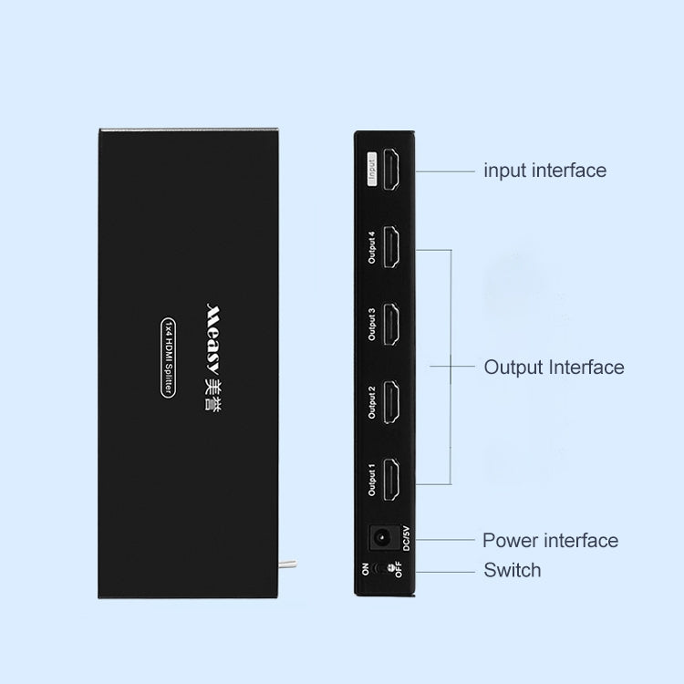 Measy SPH104 Splitter HDMI 1 a 4 4K 1080P presa USA