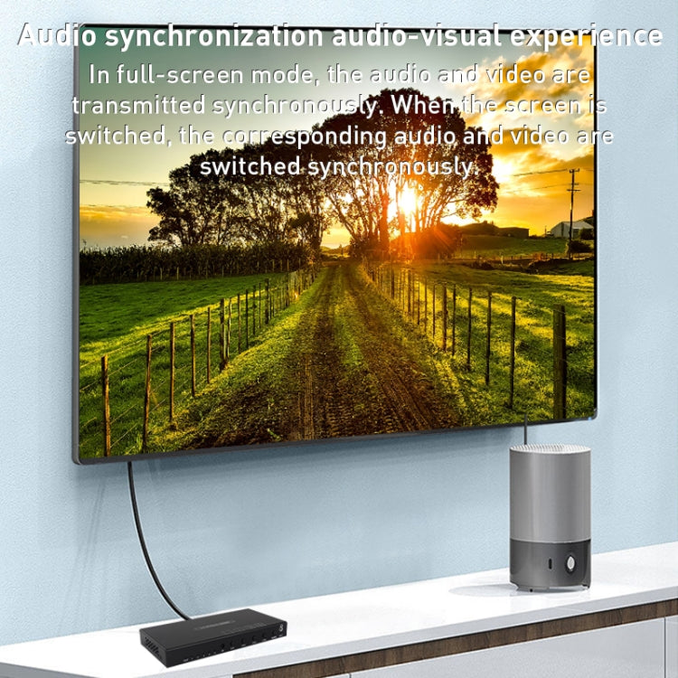 Splitter HDMI Measy MV4341 4 ingressi, 1 uscita 4K 30 Hz - immagine 6