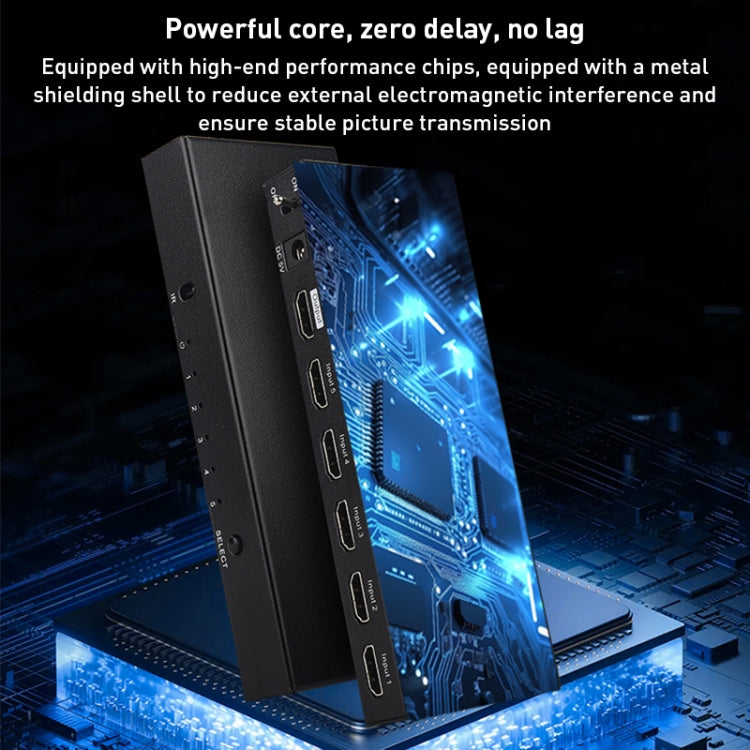 Switch HDMI Measy 5 ingressi e 1 uscita 4K 60Hz - immagine 5