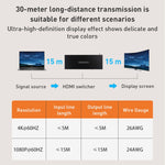 Switch HDMI Measy 5 ingressi e 1 uscita 4K 60Hz - immagine 6