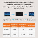 Commutatore HDMI 4K 60Hz 3 ingressi 1 uscita con telecomando
